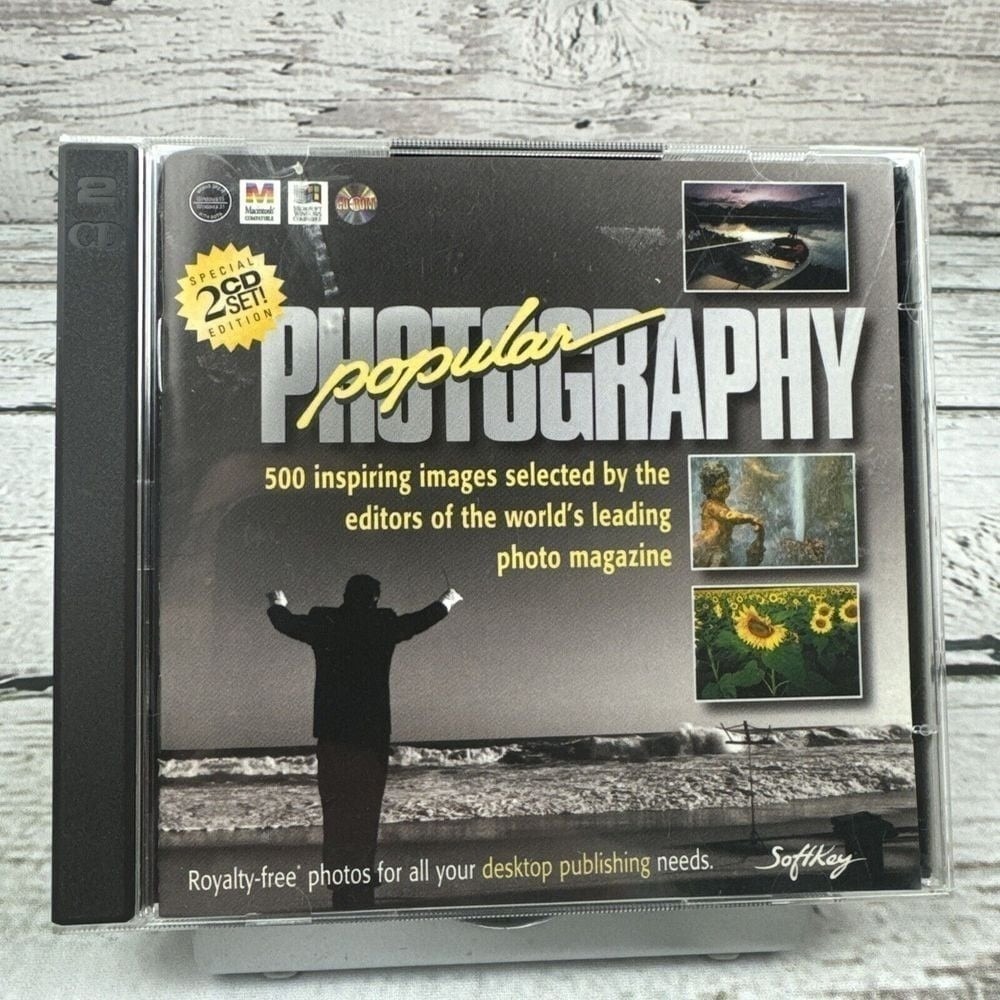 Popular Photography 500 Inspiring Images‎ 2 CD Set Softkey Royalty Free